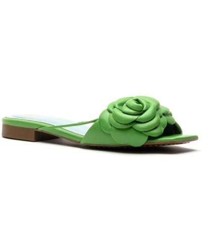 Frances Valentine Gardenia Slide Sandal - Green