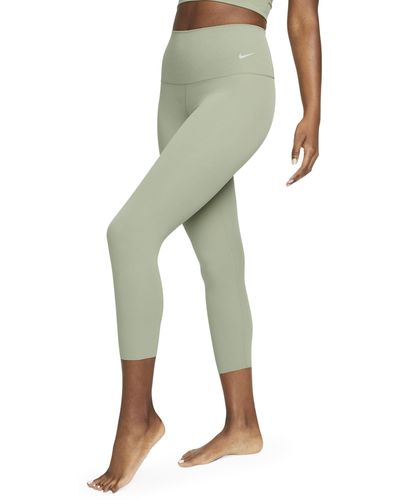 Nike Zenvy Gentle Support High Waist Crop leggings - Green