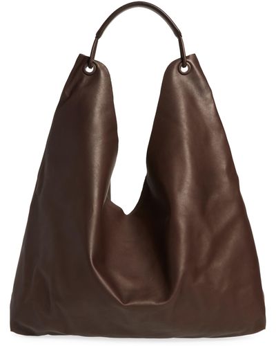 The Row Bindle 3 Large Hobo Bag - Brown