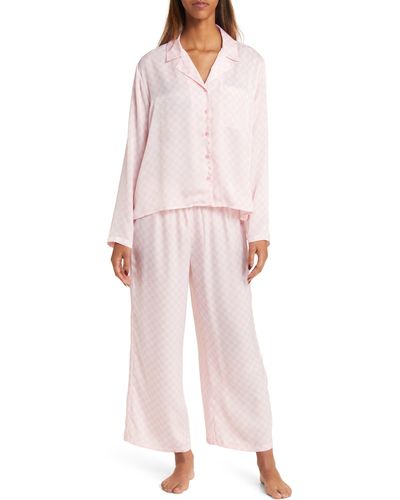BP. Satin Pajama Set - Pink