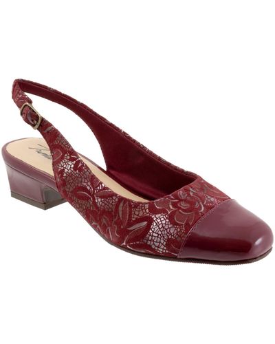 Trotters 'dea' Slingback - Red