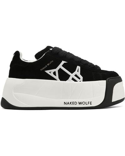 Naked Wolfe Scandal Platform Skate Shoe - Black
