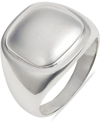 Argento Vivo Sterling Silver Argento Vivo Sterling Domed Cushion Ring At Nordstrom - Metallic