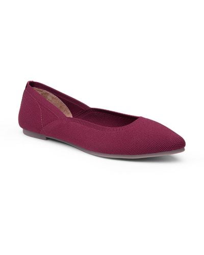 Me Too Linza Knit Ballet Flat - Red