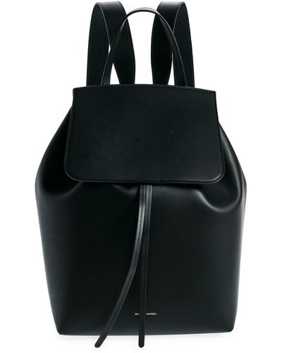 Mansur Gavriel Classic Leather Backpack - Black