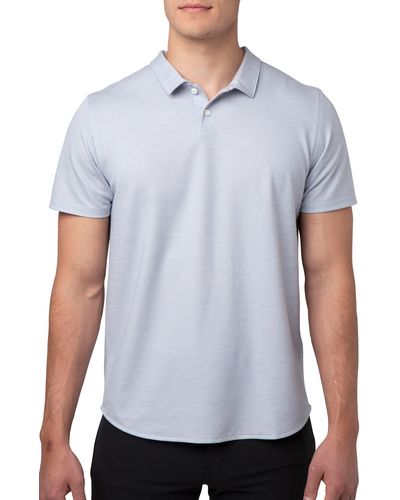 Western Rise Limitless Merino Wool Blend Polo - White