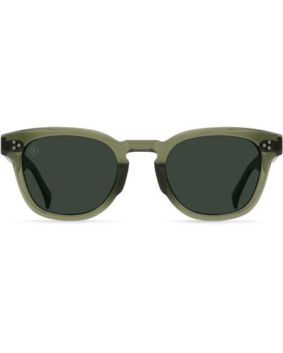 Raen Squire Polarized Round Sunglasses - Green