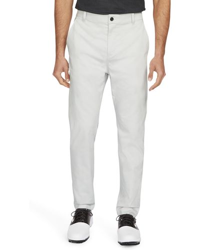 Nike Nike Dri-fit Uv Flat Front Chino Golf Pants - White