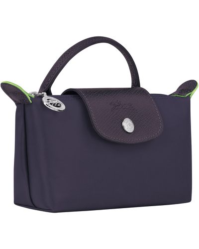 Longchamp Le Pliage Recycled Canvas Cosmetics Case - Blue