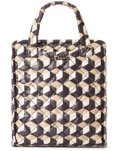 Mini Argyle Pattern Box Bag