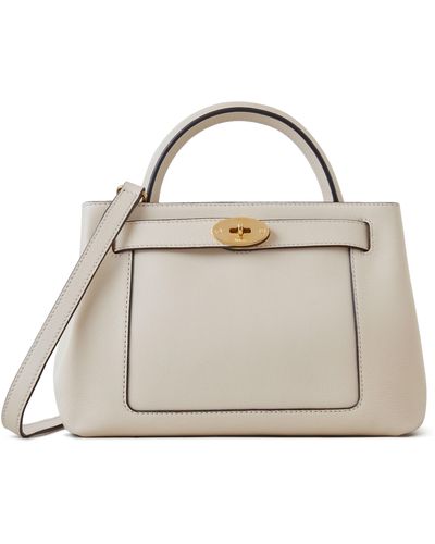 Mulberry Small Islington Silky Calfskin Leather Satchel - Natural