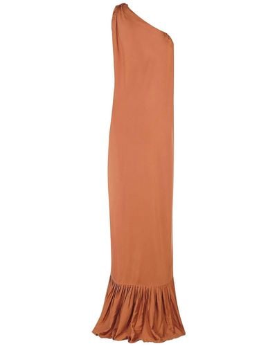 Diarrablu Diago One-shoulder Dress - Brown