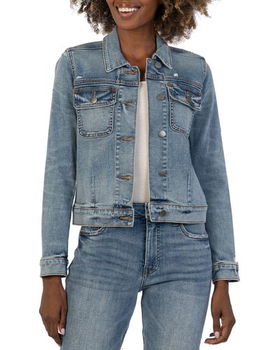 Kut from the kloth helena sales denim jacket