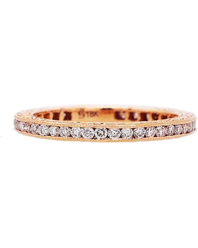 Sethi Couture Channel Set Diamond Ring - Metallic