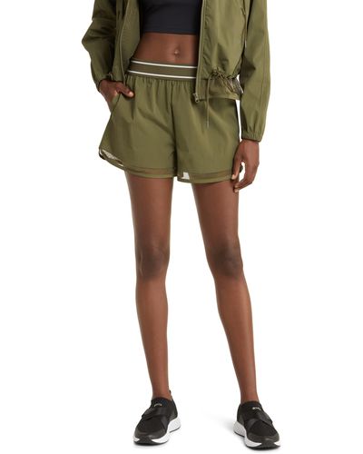 Green Zella Shorts for Women | Lyst