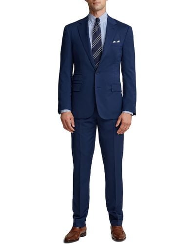 Ralph Lauren Purple Label Classic Worsted Wool Two-piece Suit - Blue