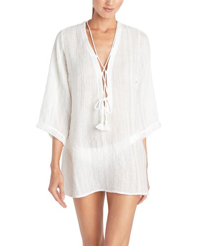 Robin Piccone Natalie Cover-up Tunic - White