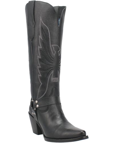 Dingo Heavens To Betsy Knee High Western Boot - Black