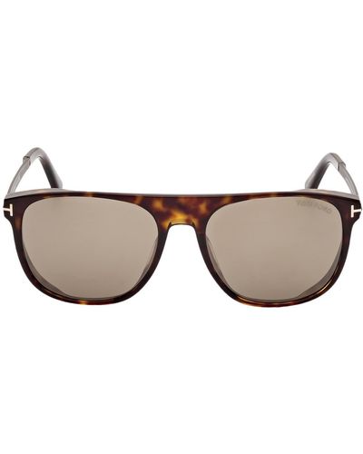 Tom Ford Lionel 55mm Square Sunglasses - Multicolor