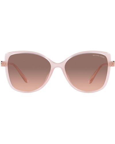 Michael Kors Malta 57mm Gradient Butterfly Sunglasses - Pink