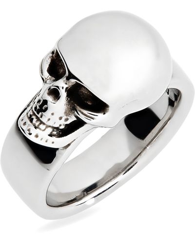Alexander McQueen Small Skull Ring - Multicolor