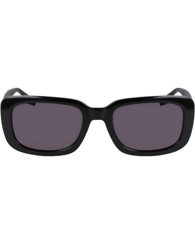 Converse Fluidity 54mm Rectangular Sunglasses - Black