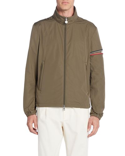 Moncler Ruinette Accent Sleeve Jacket - Brown