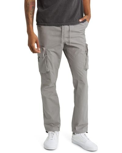 PacSun Silas Slim Fit Cargo Pants - Gray