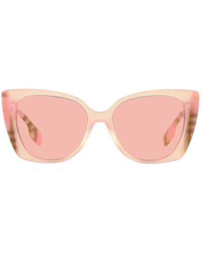 Burberry Meryl 54mm Cat Eye Sunglasses - Pink