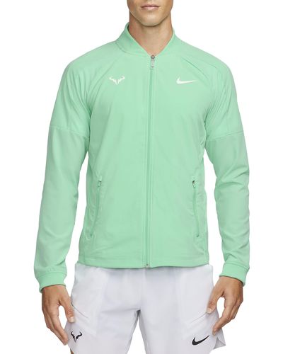 Nike Dri-fit Rafa Tennis Jacket - Green