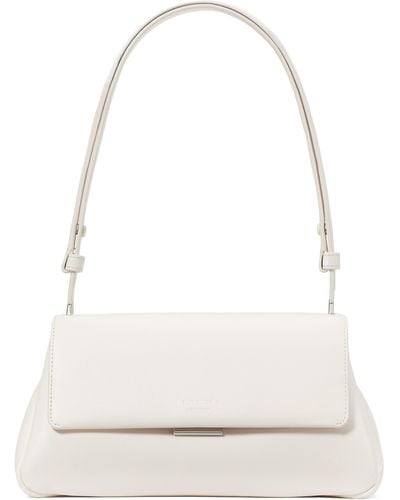 Kate Spade Grace Smooth Leather Convertible Shoulder Bag - White