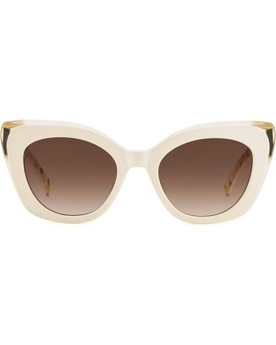Kate Spade Marigolds 51mm Gradient Cat Eye Sunglasses - Brown