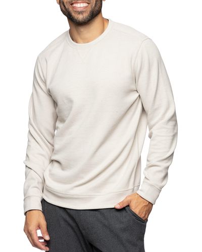 Fundamental Coast Shellback Reversible Sweatshirt - White