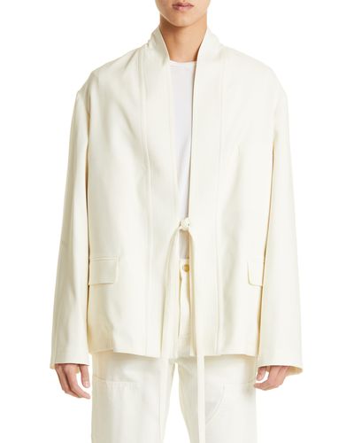 Ambush Virgin Wool Suit Jacket - White