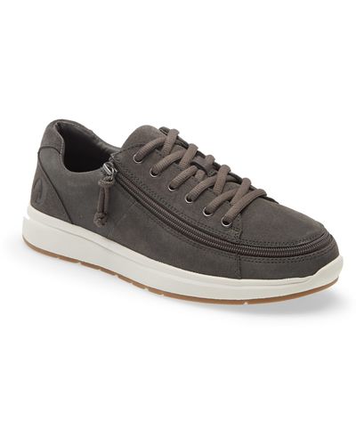 BILLY Footwear Comfort Lo Zip Around Sneaker - Gray