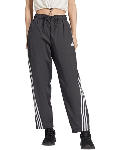 adidas Future Icons 3-stripes Recycled Polyester Ripstop Track Pants - Black