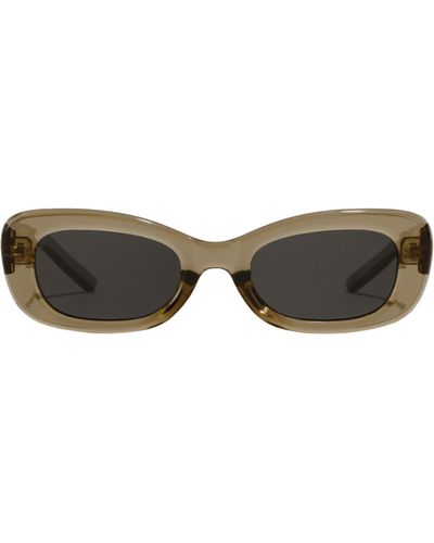 Fifth & Ninth Anya 51mm Rectangle Polarized Sunglasses - Green