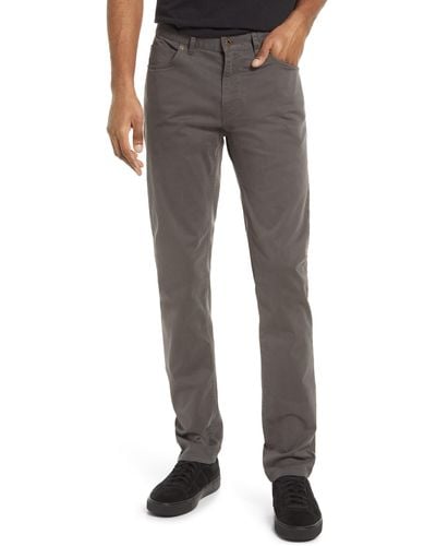 Billy Reid Stretch Cotton Five Pocket Pants - Gray