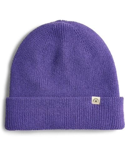 Madewell Recycled Cotton Beanie - Purple