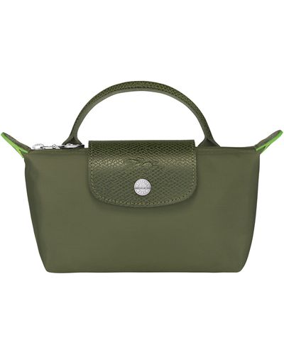 Longchamp Le Pliage Green Recycled Canvas Cosmetics Case