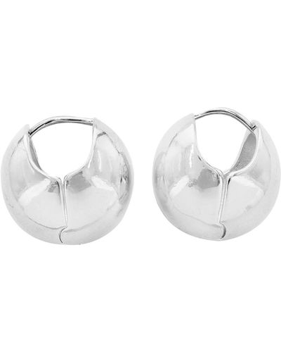 Panacea Bubble Hoop Earrings - Metallic