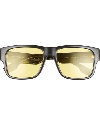 Burberry 57mm Square Sunglasses - Natural