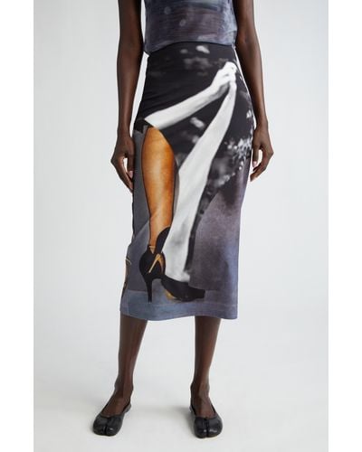 ELLISS Stomp Stretch Organic Cotton Jersey Skirt - Multicolor