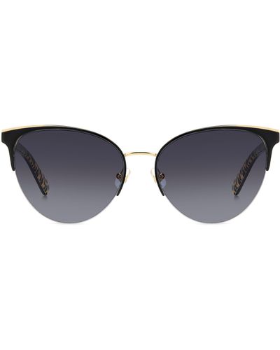 Kate Spade Izara 57mm Gradient Cat Eye Sunglasses - Blue