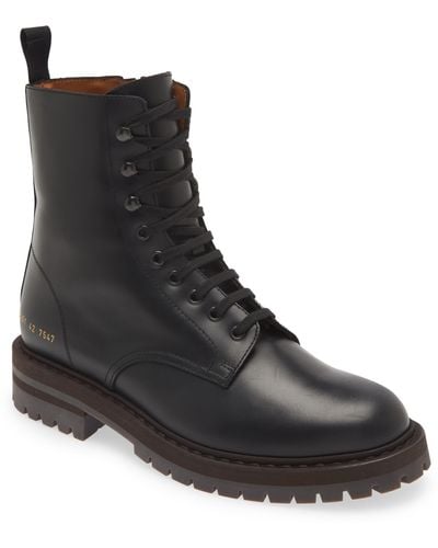 Common projects hotsell zipper combat boot