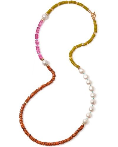 Lizzie Fortunato Cabana Cultured Pearl Beaded Necklace - Multicolor