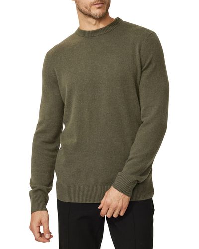 Good Man Brand Cashmere Crewneck Sweater - Green