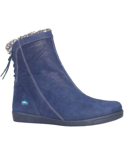 Cloud Aryana Faux Fur & Wool Lined Boot - Blue