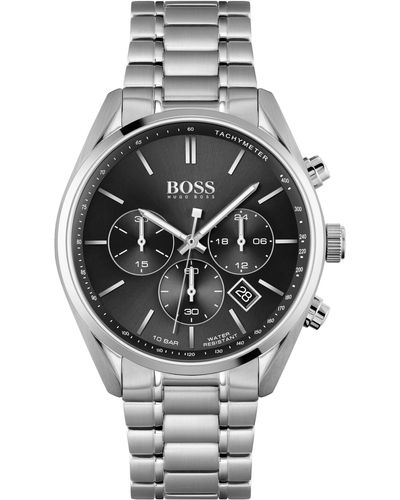 BOSS Champion Chronograph Bracelet Watch - Gray