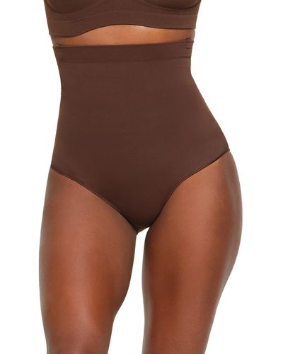 Skims Core Control High Waist Brief in Black